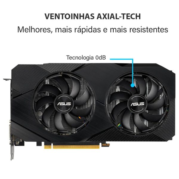 Placa de Vídeo Asus Dual NVIDIA GeForce RTX 2070 EVO V2 OC Edition, 8GB, GDDR6 - Imagem 4