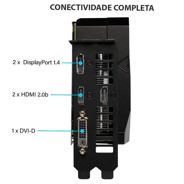 Placa de Vídeo Asus Dual NVIDIA GeForce RTX 2070 EVO V2 OC Edition, 8GB, GDDR6 - Imagem 5