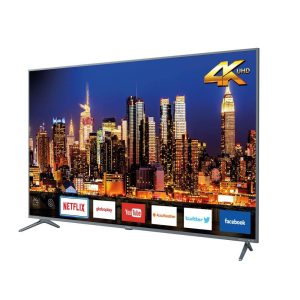 Smart TV LED 58" Philco Ultra HD 4k com Conversor Digital 4 HDMI 2 USB Wi-Fi com Netflix - Space Gray