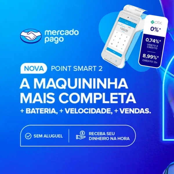 Maquininha Point Smart Mercado Pago - Imagem 2