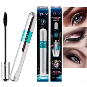 Mascara Rimel Mega 4d 2 Em 1 Alonga E Da Volume Prova D'água